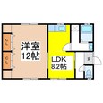 新井貸家　Cの間取図