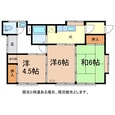 豊野大川様平屋　東の間取図
