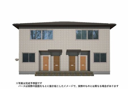 松本市村井町南３丁目新築アパート外観写真