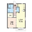 ソレアードＢ（東町）の間取図