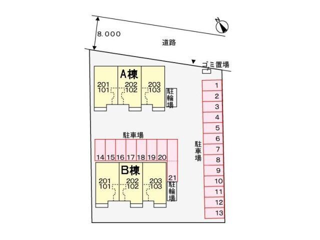 物件外観写真4　(配置図)