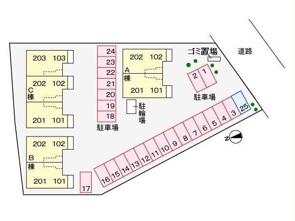 物件外観写真3　(配置図)
