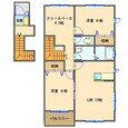 コンシェルジュB（西小保方町）の間取図