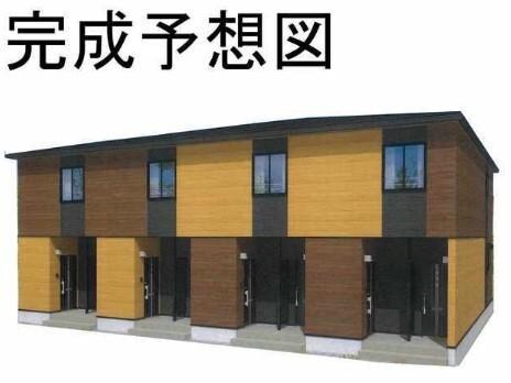 物件外観写真1　(建築中　完成予想図)