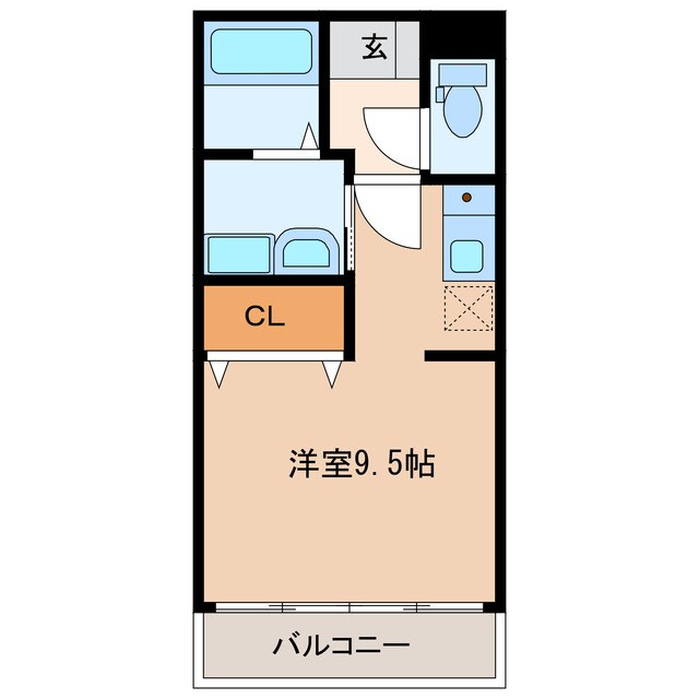 トパーズの間取り図