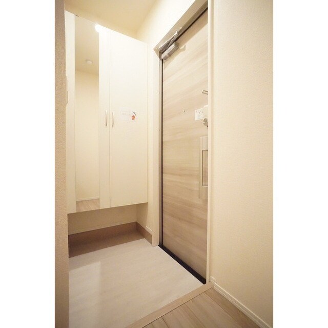 物件内観写真11　(ミラー付き大容量シューズボック)