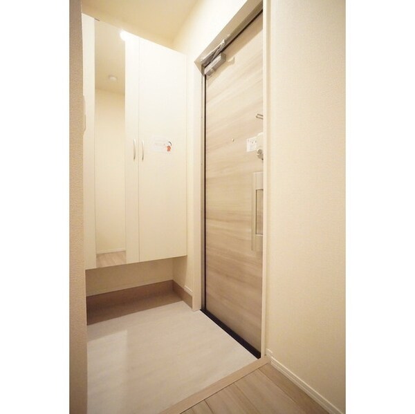 玄関(ミラー付き大容量シューズボック)