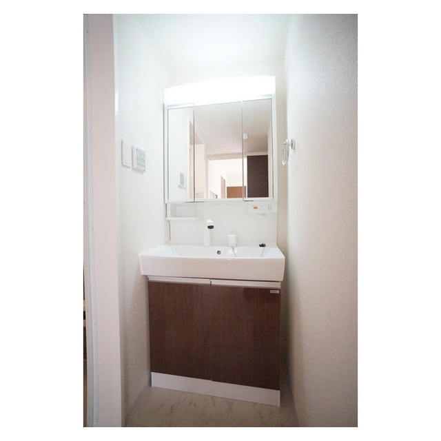 洗面所(収納力と機能性に優れた洗面化粧)