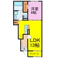 K&K　Ⅱの間取図