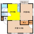 エトアール上柴（深谷市上柴町西）の間取図
