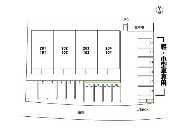物件外観写真2　(配置図)
