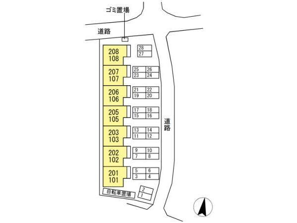 物件外観写真6　(配置図)