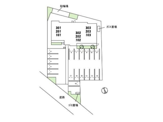 物件外観写真2　(配置図)