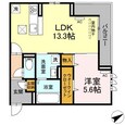 D-room沖野上の間取図