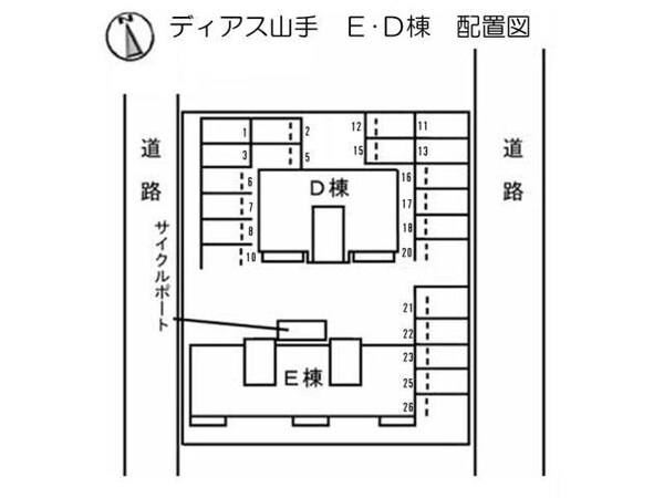 駐輪場(配置図)