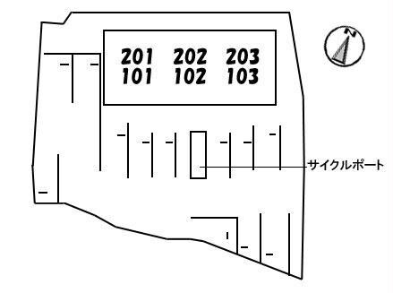 物件外観写真2　(配置図)