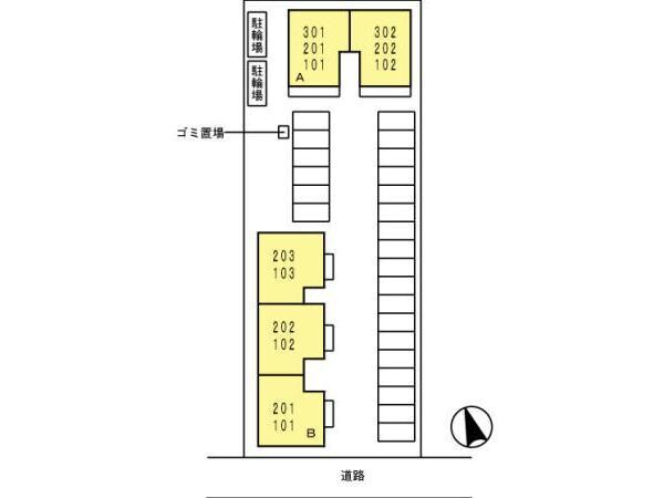 駐車場(配置図)