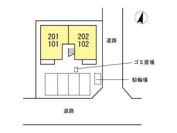 駐車場(配置図)