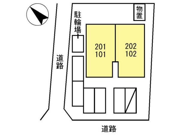 物件外観写真2　(配置図)