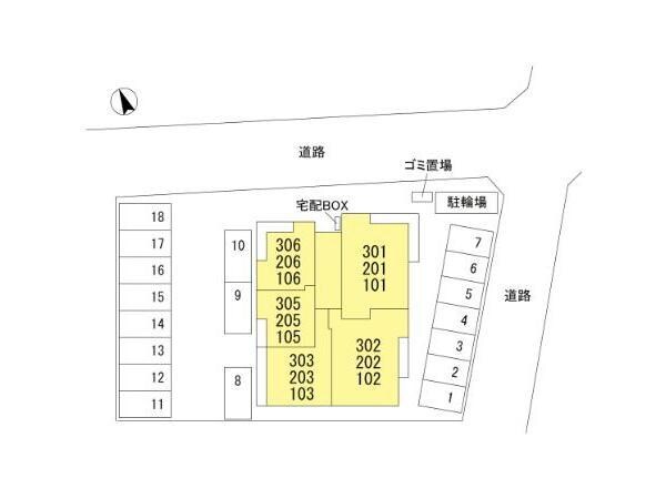 物件外観写真8　(配置図)
