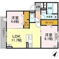 D-residence多治米東Sの間取図
