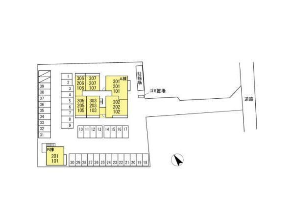 物件外観写真3　(配置図)