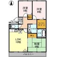 ロビュスト三栄Ⅱの間取図