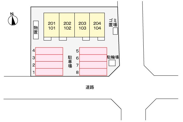 駐車場(駐車場)