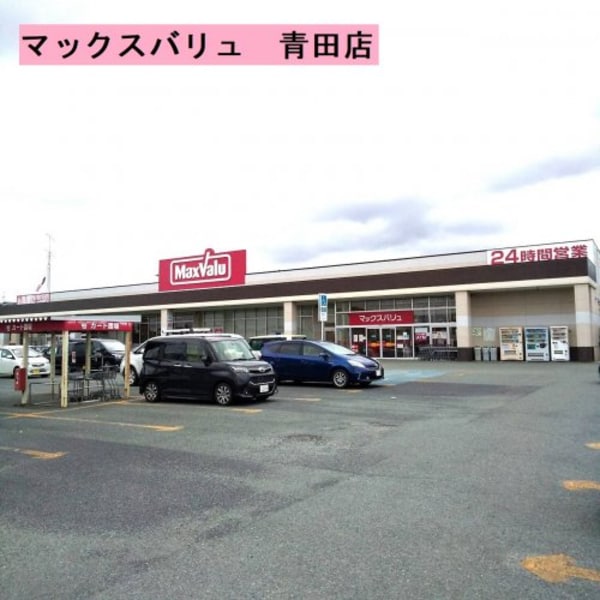 周辺環境(マックスバリュ 青田店 861m)