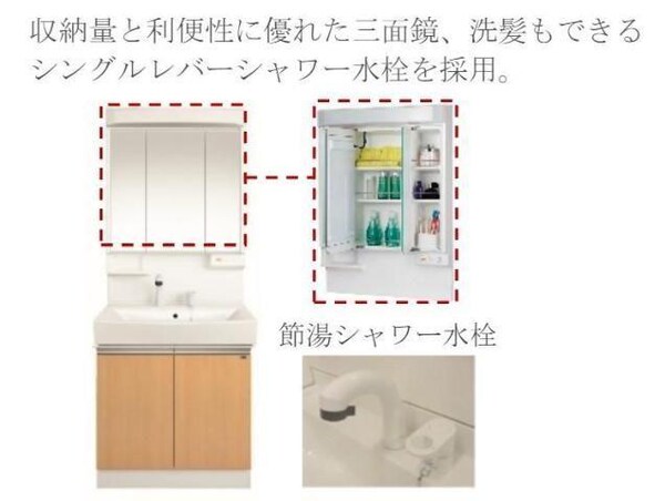洗面・脱衣所(洗髪洗面化粧台（イメージ）)