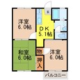 泉コーポＡの間取図
