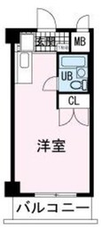 東海道本線 原駅 5階建 築33年の間取図