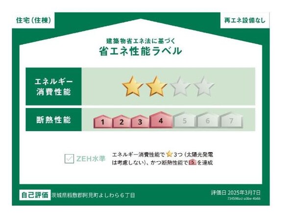 外観(省エネ性能ラベル)