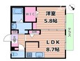 パークハイツさつきの間取図