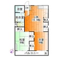 メゾンマツドBの間取図