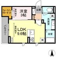（仮称）D-ROOM中央市成島PJの間取図