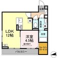 D-ROOM富竹新田の間取図