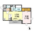 （仮称）D-ROOM甲府市徳行３丁目の間取図