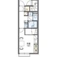 レオパレスライトスペースⅠの間取図