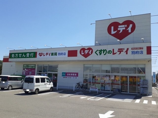 物件外観写真5　(くすりのレデイ別府店様まで450m)