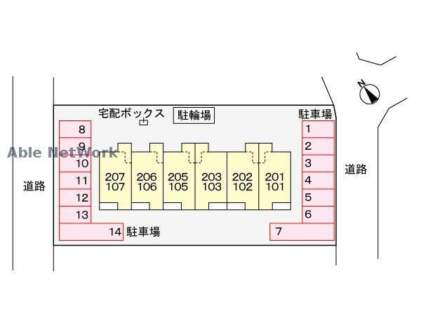 周辺環境(駐車場配置図)