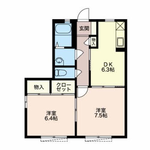 碧南中央駅 徒歩14分 1階の間取り図
