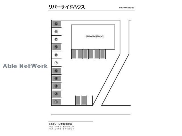 周辺環境(駐車場配置図)