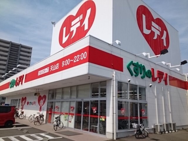 物件外観写真5　(くすりのレデイ天山店様まで550m)