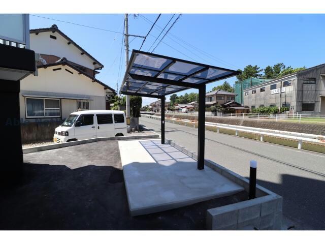 ヒューベストレジデンス東唐津駅の駐輪場