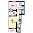 和歌山線 紀伊山田駅 2階建 築19年の間取図