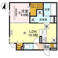 D-grace秋月の間取図