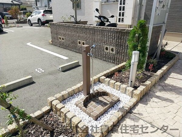 建物設備(ペット用足洗い場)