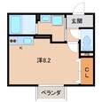 南海本線 和歌山市駅 2階建 築20年の間取図