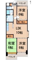 ブリリアント本町の間取図